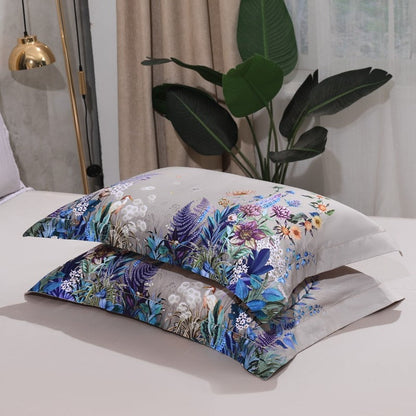 Soft Floral Pattern Egyptian Cotton Bed Set