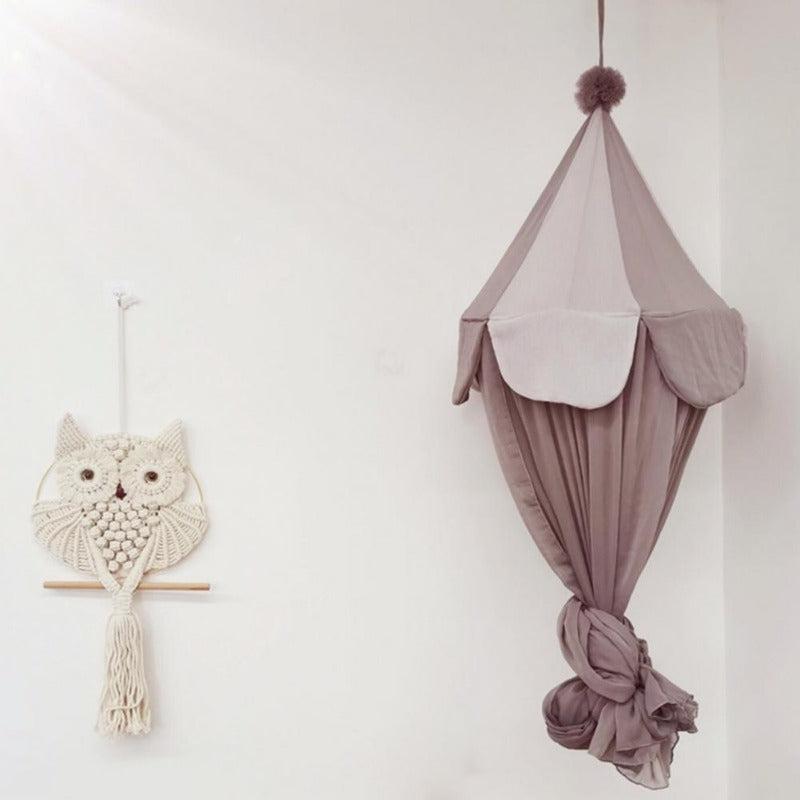 Whimsical Baby Bed Canopy And Crib Cover Set