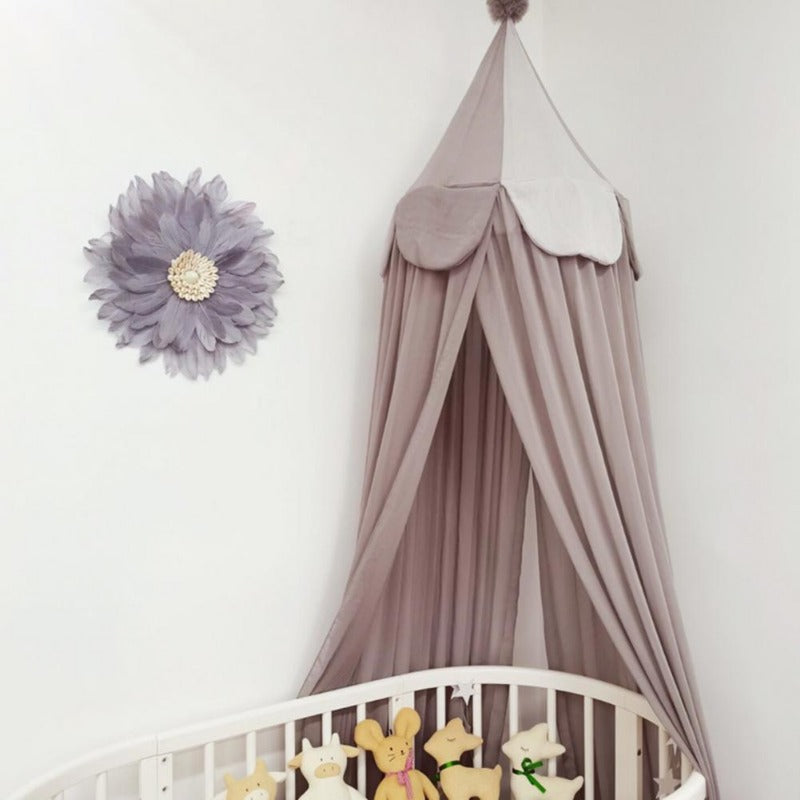 Whimsical Baby Bed Canopy And Crib Cover Set