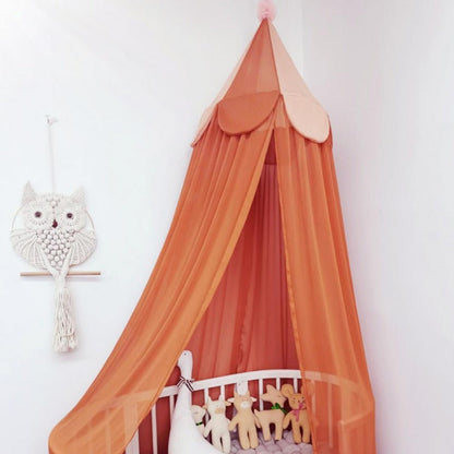 Whimsical Baby Bed Canopy And Crib Cover Set