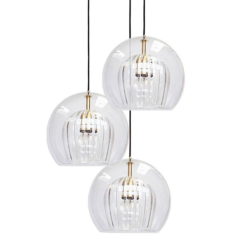 Bright Crystal Glass LED Pendant Light - Lusomart