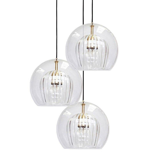 Bright Crystal Glass LED Pendant Light - Lusomart