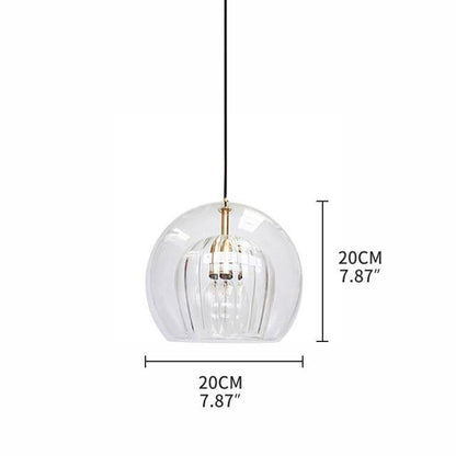 Bright Crystal Glass LED Pendant Light