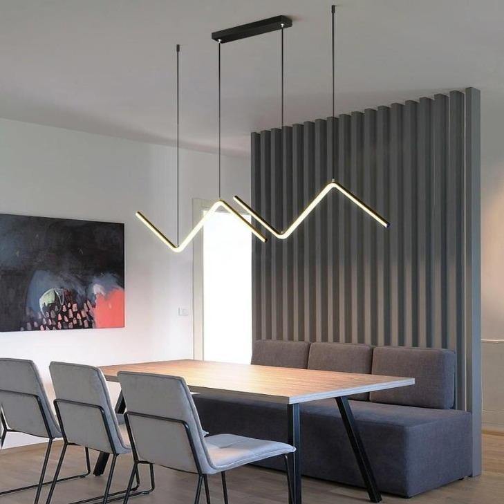 Modern Triangle Hanging LED Light