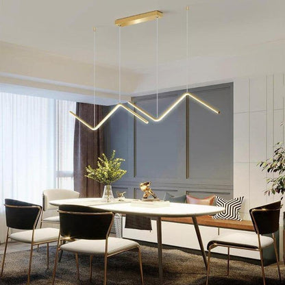Modern Triangle Hanging LED Light