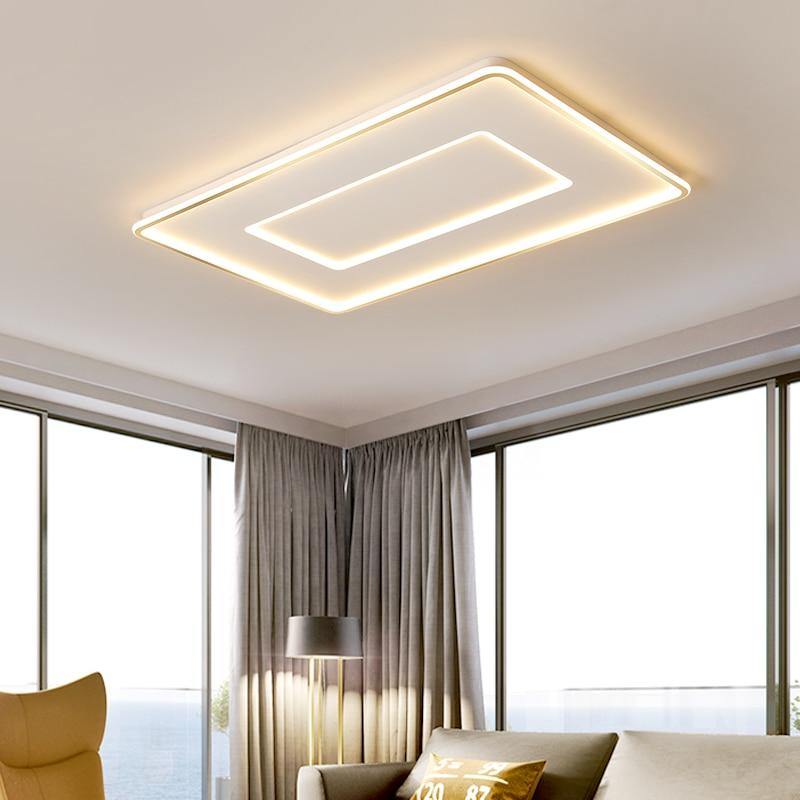 Modern Geometric LED Ceiling Lamp - Lusomart
