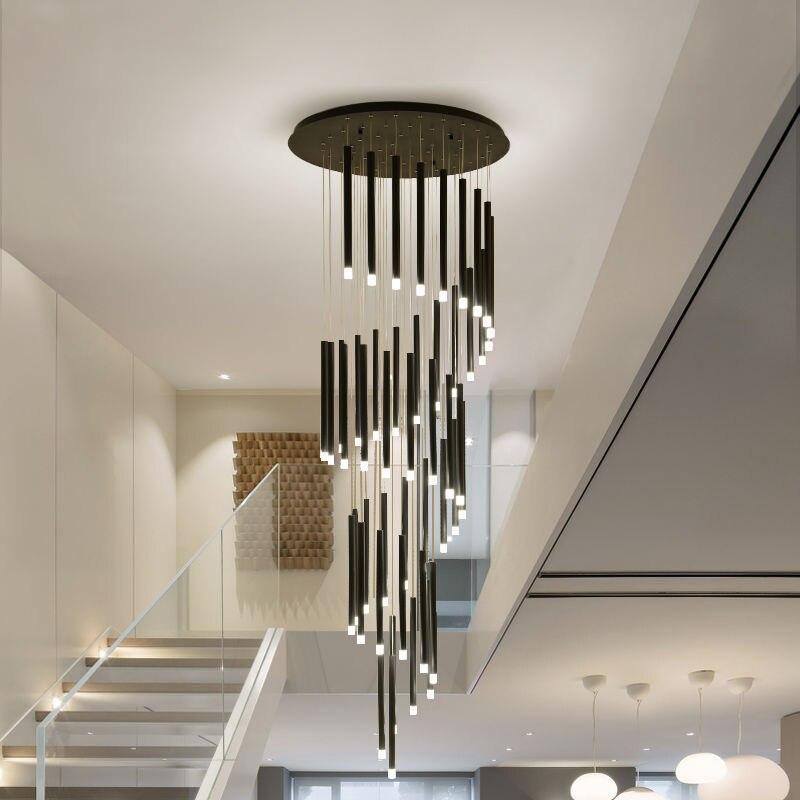 Luxury Modern Black Pendant Light - Lusomart