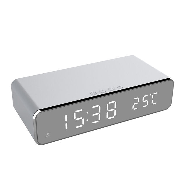 Smart Dual Alarm Clock Phone Charger - Lusomart