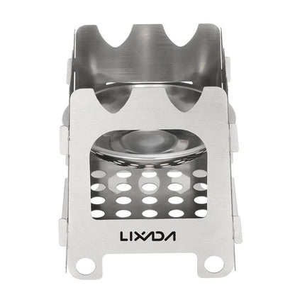 Portable Folding Camp Stove with Stainless Steel Tray
