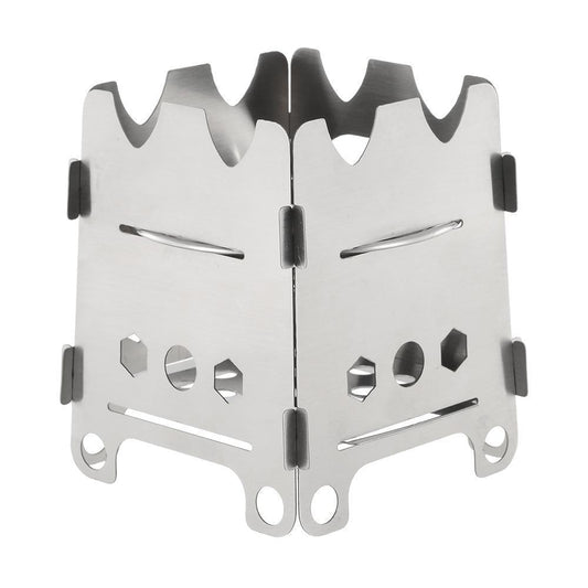 Portable Folding Camp Stove with Stainless Steel Tray - Lusomart