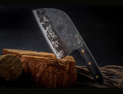 Premium Forged Chef Knife With Sharp High Carbon Steel Blade
