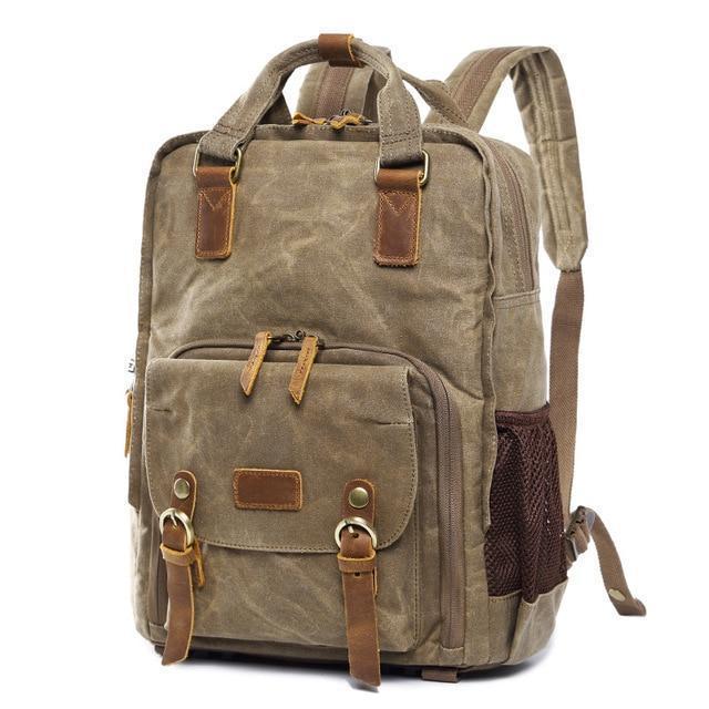 Waterproof Canvas Travel Camera Bag