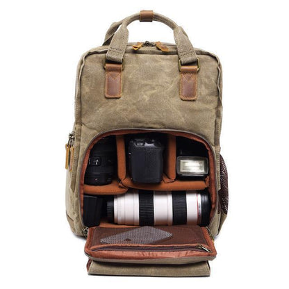Waterproof Canvas Travel Camera Bag