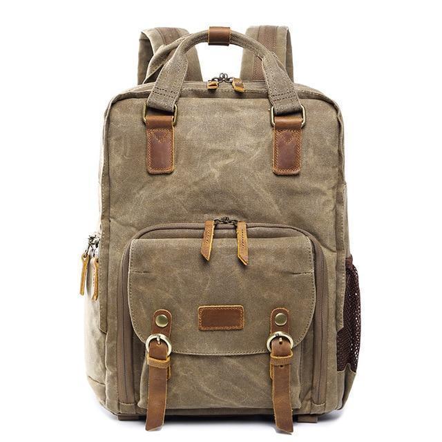 Waterproof Canvas Travel Camera Bag