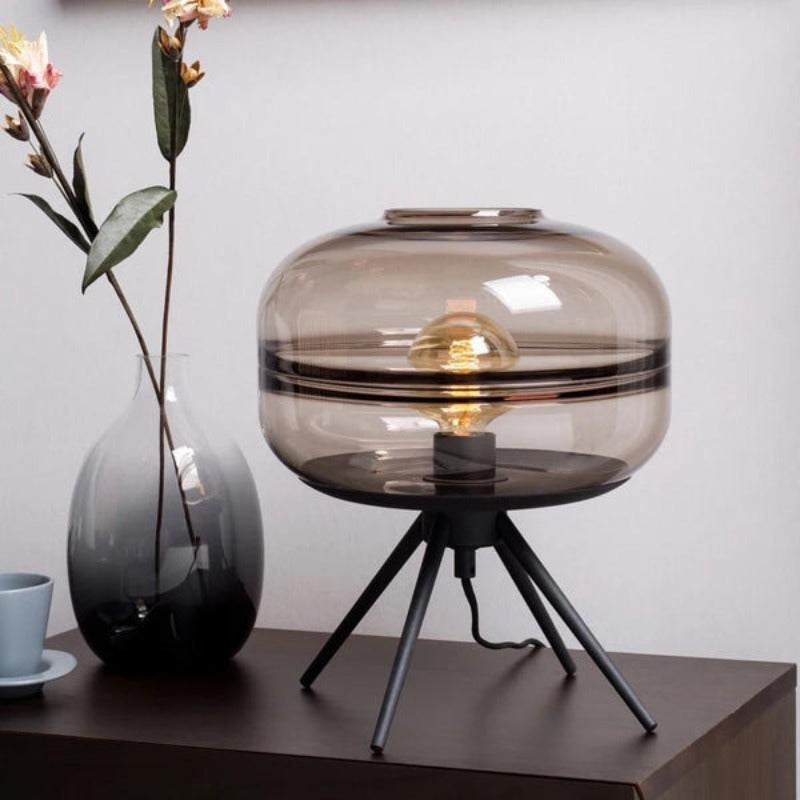 Clear Glass Shade Desk Lamp - Lusomart