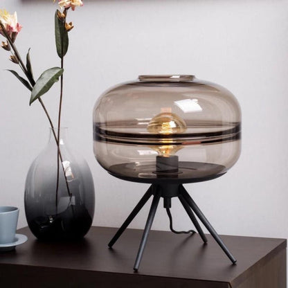 Clear Glass Shade Desk Lamp - Lusomart