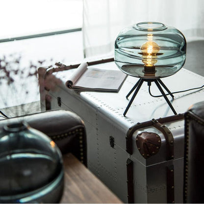 Clear Glass Shade Desk Lamp