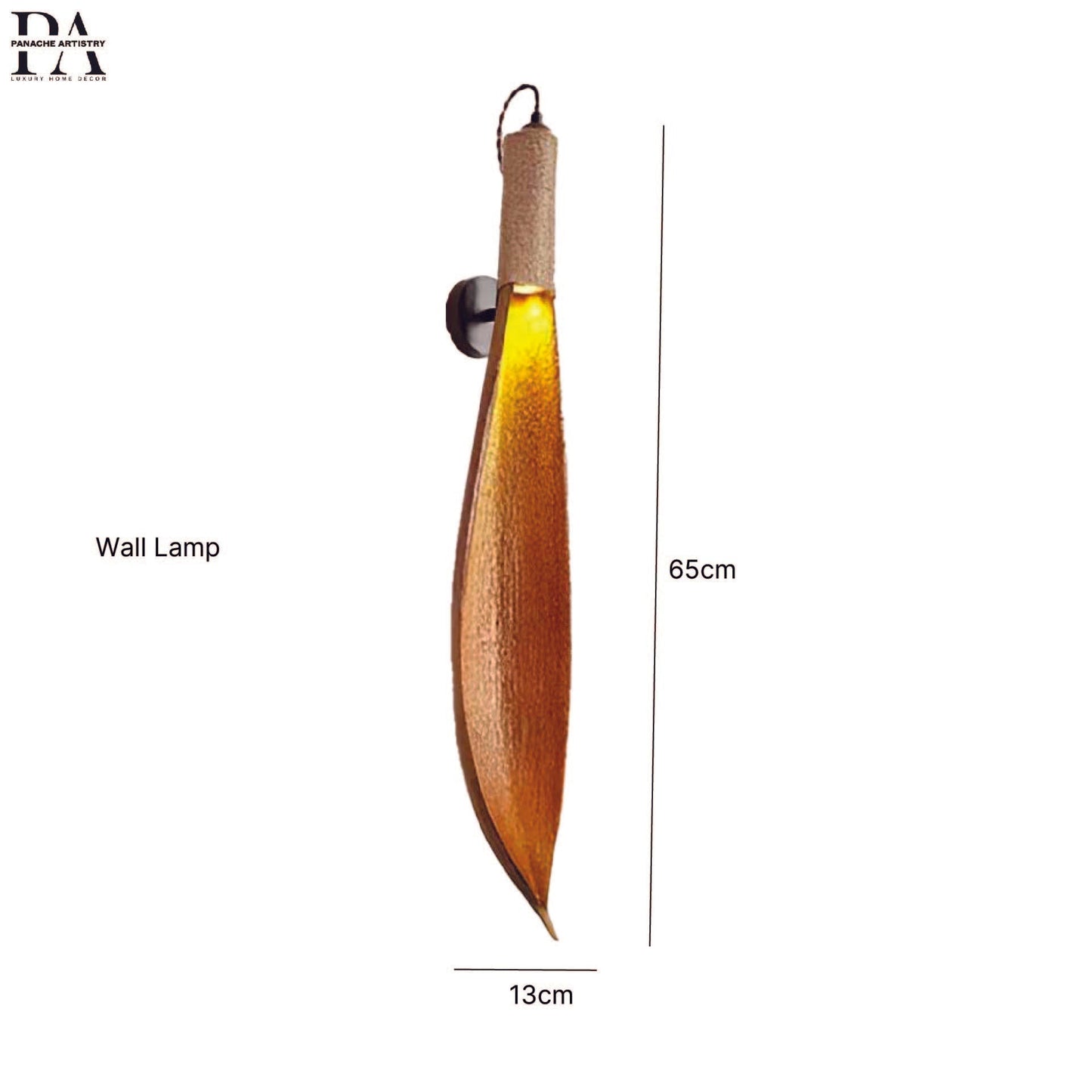 Green Glass Leaf Hanging Lamp