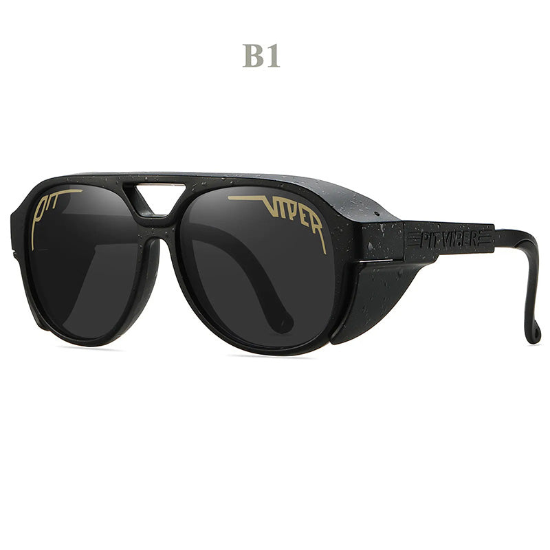 Tough UV Protection Biker Sunglasses Wind Resistant - Lusomart