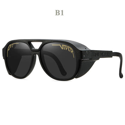 Tough UV Protection Biker Sunglasses Wind Resistant - Lusomart