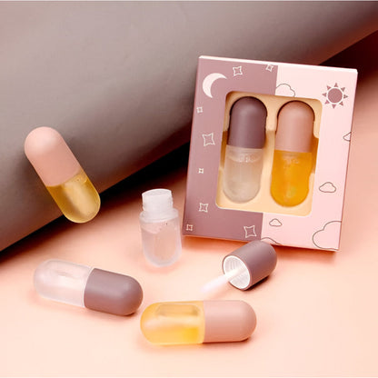 Moisturizing Lip Gloss Shiny Lip Care Set
