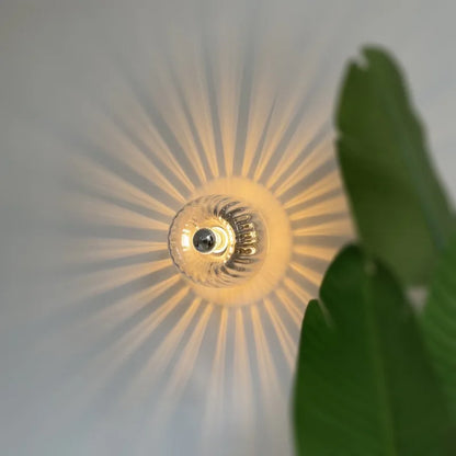 Sleek Glass Wall Lamp Modern Minimalist Lighting