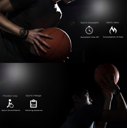 Sporty GPS Fitness Tracker Smartwatch