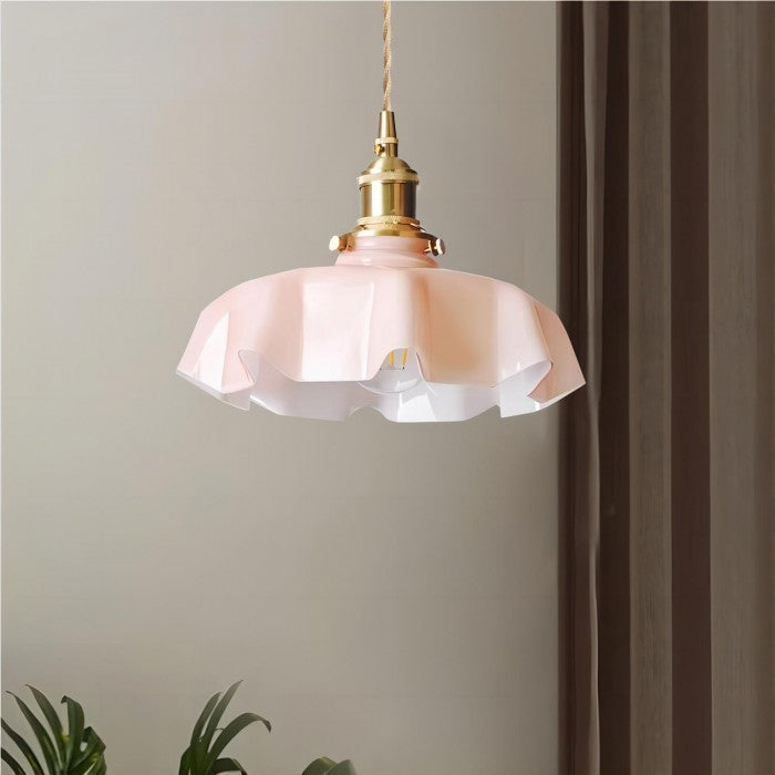 Elegant White Flower Pendant Light For Home Decor