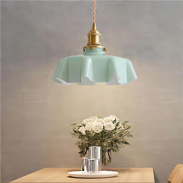 Elegant White Flower Pendant Light For Home Decor - Lusomart