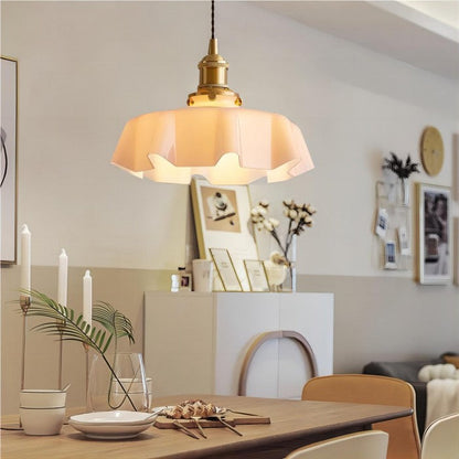 Elegant White Flower Pendant Light For Home Decor