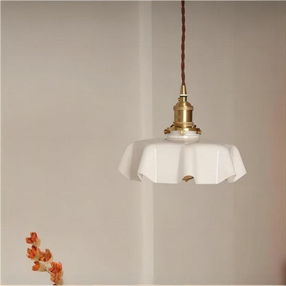 Elegant White Flower Pendant Light For Home Decor