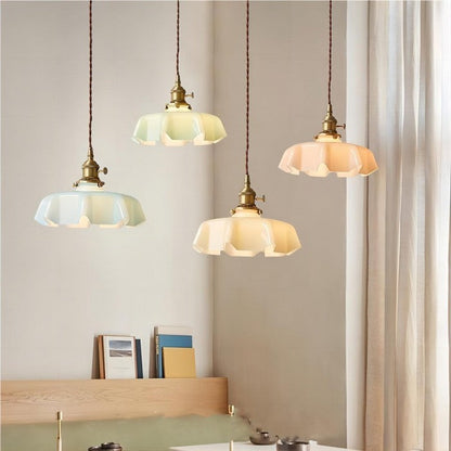Elegant White Flower Pendant Light For Home Decor