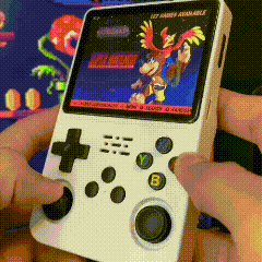 Classic Portable Game Console with HD Display & USB Charge