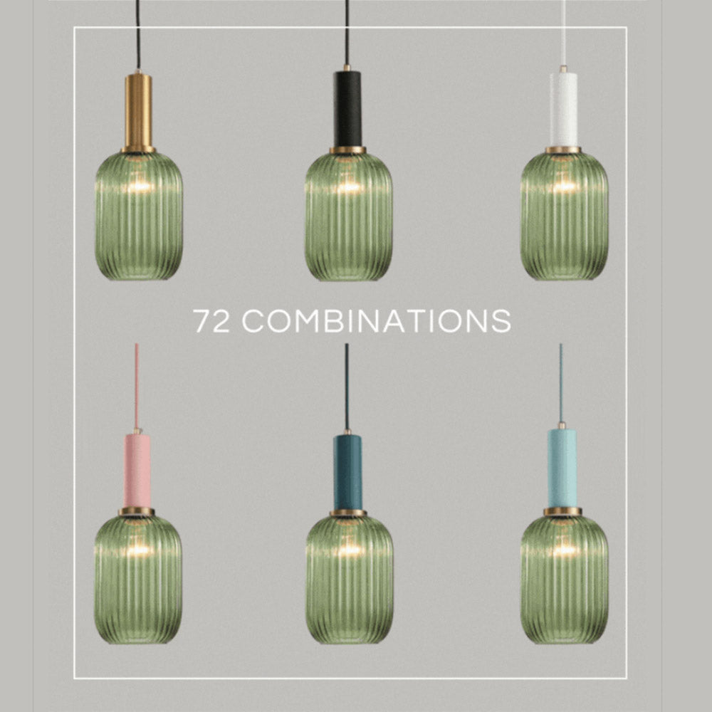 Sleek Glass Drop Pendant Light for Home Decor