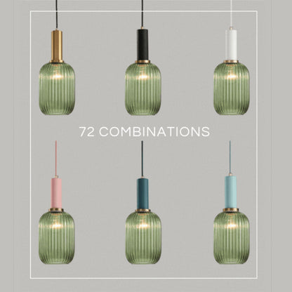 Sleek Glass Drop Pendant Light for Home Decor