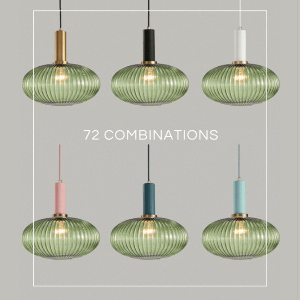 Sleek Glass Drop Pendant Light for Home Decor