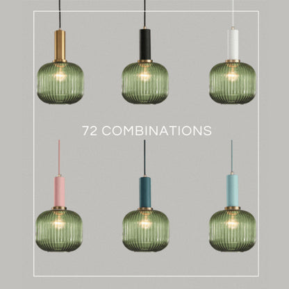 Sleek Glass Drop Pendant Light for Home Decor