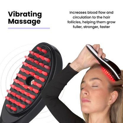 Advanced Red Light Hair Growth Therapy Brush