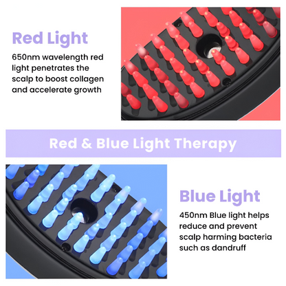 Advanced Red Light Hair Growth Therapy Brush