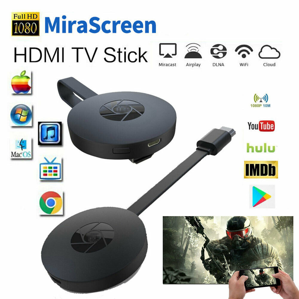 Compact Wireless HDMI Streaming Receiver for 1080p TVs