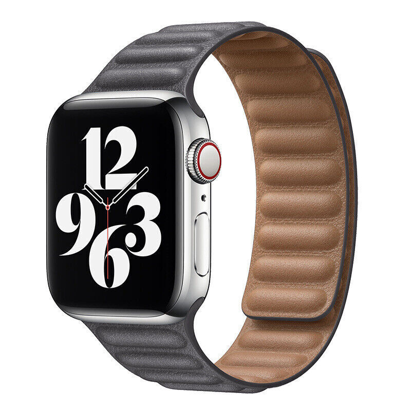 Strong Magnetic Genuine Leather Watch Strap