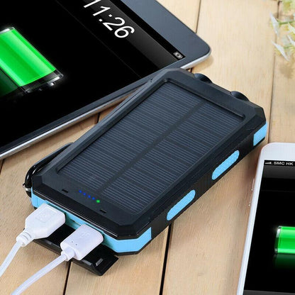 Heavy Duty 20000mAh Solar Powered Portable Charger