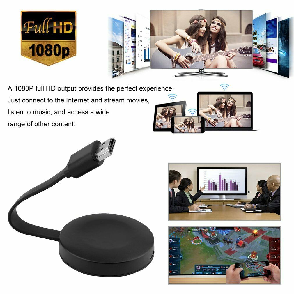 Compact Wireless HDMI Streaming Receiver for 1080p TVs