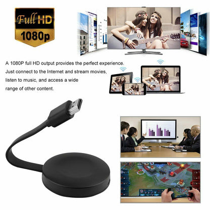Compact Wireless HDMI Streaming Receiver for 1080p TVs