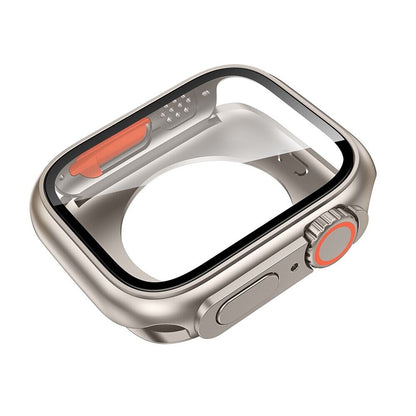 Durable Metal Case with Shockproof Rubber for Apple Watch