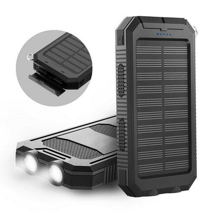 Heavy Duty 20000mAh Solar Powered Portable Charger