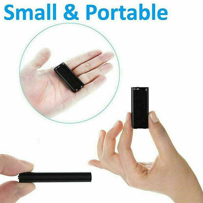 Small Portable 8GB Voice Recorder Spy Audio Device
