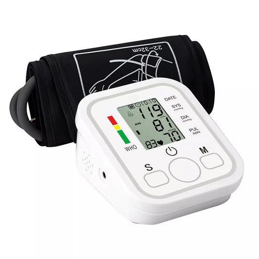 Compact Digital Blood Pressure Tracker With Storage - Lusomart