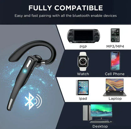 Clear Sound Wireless Bluetooth Headset With Noise Reduction
