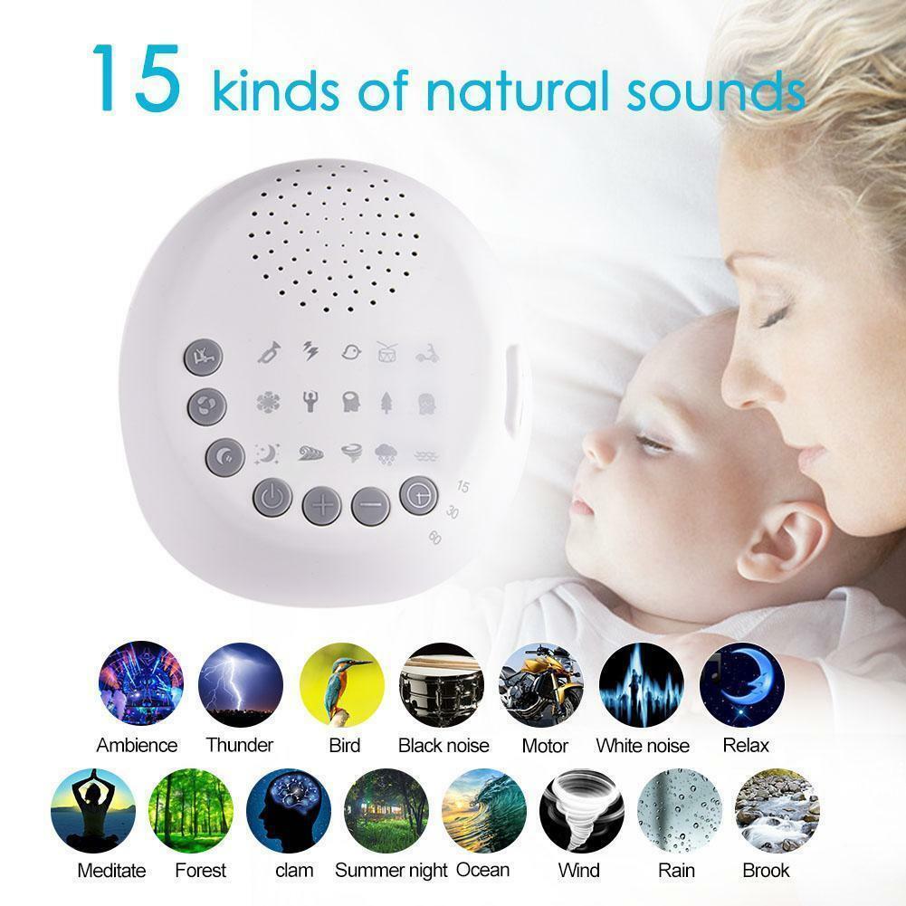 Relaxing Sound Machine With White Noise and Timer